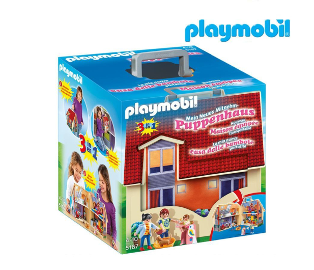 PLAYMOBIL Nowy przenośny domek dla lalek - 299410 - zdjęcie